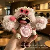 Muñeca de Cáscara de Fruta Producto Terminado, Colgante Carrillón de Viento de Cáscara de Fruta, Muñeca de Vaina de Frijol Artesanía Terminada, Colgante Hecho a Mano Lindo-Feo