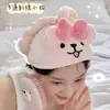 Gorro lindo y súper adorable de coral grueso para secar el cabello, toalla de cabello de forro polar de coral, secado rápido, súper absorbente, diseño de dibujos animados, gorro de ducha engrosado, en stock