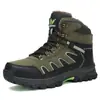 Nuevos zapatos deportivos casuales de caña alta transfronterizos para exteriores, zapatos de senderismo, zapatos de algodón con forro polar y engrosados para frío extremo, botas de nieve para otoño e invierno
