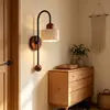 Luminária de Parede Vintage em Estilo Retro Wabi-Sabi para Sala de Estar de Hóspedes, Quarto, Cabeceira, Escada, Corredor, Hall de Entrada, Luminária de Parede de Designer