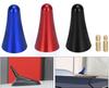Antena de techo decorativa de aleación de aluminio modificada para automóvil, antena de señal de 40 mm, adecuada para Horton rojo, azul y negro