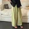 Pantalones Cortos Casuales Ligeros de Algodón Lyocell Elásticos en la Cintura Color Dopamina Fresco Verano 2026