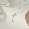 Pendientes de la Serie de Perlas de Agua Dulce Genuinas, Pendientes con Pasador de Plata S925, Juego de Collar, Perlas de Agua Dulce Naturales