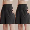 Shorts deportivos holgados de talla grande para mujer, anti-exposición, secado rápido, hasta la rodilla para yoga, entrenamiento, running y fitness en verano