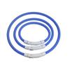 Luz LED de Clip con Cuentas de Silicona Luminosas para Collar de Perro Carga USB Mascota Collar Intermitente Fabricante Venta Caliente al por Mayor