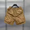 Shorts bordados retro americanos de secado rápido para hombre, pantalones deportivos de baloncesto finos transpirables de verano, corte recto holgado hasta la rodilla
