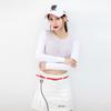 Ropa de protección solar para golf para mujer, protección UV deportiva, manga de seda helada, camiseta interior, malla fina, chal, mallas para mujer