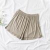 Pantalones holgados de tres piezas para casa de niñas nuevos, color sólido, cómodos, transpirables, elásticos, ropa exterior simple de modal básico, shorts