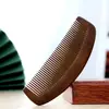 Peine Grande de Madera Maciza de Sándalo para Uso Doméstico, Peine Masajeador Recto y Rizado sin Pintar, Peine Portátil al por Mayor del Fabricante