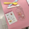 Nuevo Dibujo Animado Lindo Infantil Estéreo 3D Adhesivo Gelatina Pegatina Pegamento Estilo Ins DIY Funda de Teléfono Móvil Pegatina de Gelatina