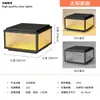 Iluminación para Decoración del Hogar Zhongshan Lámpara de Columna de Jardín de Aluminio Solar para Patio Nuevo Estilo Chino Lámpara Solar para Exteriores de Valla