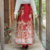 Novo Conjunto de Roupa de Casamento Chinês Roupa de Brinde 2024 Novo Vestido de Noiva Ombro Nuvem + Camisa + Saia Rosto de Cavalo Jaqueta Média