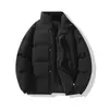 Abrigo de Invierno 2001 Nuevo para Hombre y Mujer Cálido Moderno Chaqueta Pareja Gruesa Holgada Cuello Alto