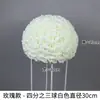 Bolas de Flores Artificiales de Rosa Estilo Europeo Más Vendidas Transfronterizas para Decoraciones de Pasillos de Boda y Arreglos de Fondos de Escenario de Boda