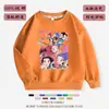 Sudadera Kpop Hunter para Niñas Mayores, Bonito Top Casual Holgado de Otoño para Niñas