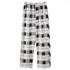 En stock 7A fabricante 40 unidades doble cara 210g pantalones de pijama para hombre, nuevos pantalones largos casuales a cuadros de otoño, pantalones para casa disponibles