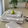 Cubrecama acolchado de algodón de doble cara estilo coreano, lavado a alta temperatura con arena, disponible para las cuatro estaciones, cubierta para tatami Kang, sábana antideslizante