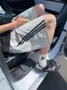 Shorts Listrados de Secagem Rápida Estilo Americano Moda Verão Masculina Soltos Casuais para Exterior Comprimento Médio Calças Esportivas Estudantes Calças Personalizadas