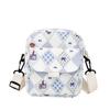 Bolsa Transversal Casual Primavera 2025 Nova Bolsa de Ombro Fofa Moda Tianmen Estampa de Desenho Bolsa para Ir ao Trabalho Feminina