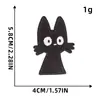 Patches de Bordado Computadorizado Patches de Desenho Animado Patches de Tecido Bordado Patches Termocolantes para Roupas Patches Adesivos Gato Gato Preto Diário Uso Diário
