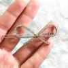 Horquilla de cristal con diamantes de geometría tridimensional, nueva horquilla con lazo, accesorios para el cabello, lazos, clip cibernético para celebridades, tocados