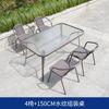 Mesa y Silla de Patio al Aire Libre Ocio Exterior Impermeable Protector Solar Jardín Patio Té Exterior Mesa de Café Plegable Balcón Pequeño