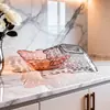 Venta directa de fábrica de nuevas bandejas transparentes de plástico para frutas, platos para frutas, bandejas para frutas secas, bandejas para dulces y bocadillos, bandejas de almacenamiento para sala de estar en stock