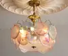 Lámpara de techo de crema estilo francés para dormitorio, Nueva lámpara estilo vintage 2025 para dormitorio principal, Iluminación de lujo retro para comedor