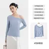 Camiseta de Lino con Mangas Largas Estilo Gota de Lluvia para Mujer, Estilo Delgado de Verano, Holgada y Transpirable, Adelgazante, Color Sólido, Top Casual Simple