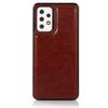 Para Samsung A73/A53 funda de teléfono móvil de cuero para tarjeta, cubierta trasera Note20 A33/A82 doble hebilla trasera