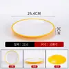 Platos redondos de melamina, platos de servicio de plástico para restaurante, tazones de arroz comerciales con tapa, platos redondos blancos específicos para buffet de hotel, vajilla de hueso