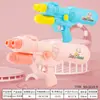 Venta Caliente Transfronteriza Juguete de Pistola de Agua para Bebé Tipo Arrastre Presurizada Gran Capacidad de Almacenamiento de Agua Juego de Agua Disparo de Largo Alcance