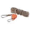 Cuerda para tienda de campaña al aire libre, cuerda fija, toldo, cuerda resistente al viento, polea, regulador, cuerda reflectante, hebilla de presión de aluminio, cordón
