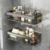 Nuevo Estante de Almacenamiento para Baño sin Taladro, Plástico Espesado y Reforzado, Organizador de Baño Montado en la Pared