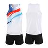 Conjunto de Ropa Deportiva para Atletismo, Chaleco de Entrenamiento para Correr para Estudiantes Deportistas, Ropa Transpirable para Hombres y Mujeres para Maratón con Estampado
