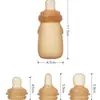 Cuchara de Silicona para Cereal de Arroz de Bebé, Biberón, Alimentador de Frutas, Artefacto para Alimentar Medicamentos, Biberón Multifuncional Tres en Uno para Suplementos Alimenticios de Bebé