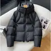 Nuevo Abrigo Corto de Algodón Estilo Coreano para Mujer 2026 Invierno con Capucha Acolchada para Figuras Pequeñas, Cálido y Elegante, Actualmente en Tendencia