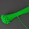Cinchos de Nylon de Colores con Cierre Automático, Correas de Plástico para Atar, Correas de Gestión de Cables Estándar Nacional, Cinchos Rojos y Verdes para Cables