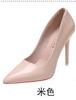 Zapatos de tacón puntiagudos para mujer 2025 Nuevos zapatos de mujer Primavera y Verano Estilo Europeo y Americano Talla Grande Tacones Altos Mujer Stiletto Zapatos de Trabajo para Mujer