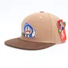 Gorra para niños de comercio exterior, gorra de béisbol de visera plana, estilo callejero de dibujos animados, gorra de hip-hop para baile callejero versión coreana, sombrero de sol de verano, moderno