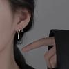 Pendientes de plata de ley 925 para mujer, 2024, nuevos, sencillos, ligeros, de lujo, con diseño de nicho, pendientes de perforación de oreja personalizados de alta calidad.