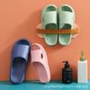 Pantuflas de casa para mujer verano interior antideslizantes silenciosas para el hogar de suela gruesa para pareja baño ducha de suela suave pantuflas para hombre