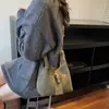 Bolso de Cubo de Terciopelo Escarchado Súper Caliente de Nicho para Mujer 2026 Nuevo Bolso de Hombro Único Bolso Cruzado Bolso Pequeño de Mano para el Trabajo