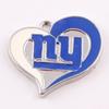NFL Europeo y Americano Popular Mixto DIY Forma de Corazón Corazón de Durazno Gota de Aceite Colgante Accesorios de Fútbol Americano Pendientes Colgante