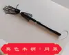Plumero de Cola de Caballo Tai Chi Matamoscas Accesorios DIY Materiales Palo del Plumero Funda del Plumero Cola del Plumero Plumero Real de Cola de Caballo