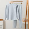 Conjunto de Ropa Interior Infantil de Algodón Color Shvelvet sin Costuras para Niños y Niñas, Algodón Puro para el Hogar, Elástico Base, Ropa y Pantalones Cálidos para Otoño