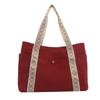 Bolsa Fashion Feminina de Grande Capacidade Versátil Bolsa Tote para Trabalho e Bolsa de Trabalho Estilo Japonês Design de Nicho Bolsa de Ombro Bolsa de Mão