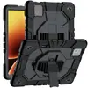 Xiaomi Pad7 11.2 pulgadas 3 en 1 Anticaídas PC+Silicona Soporte Giratorio 360 Grados Correa de Mano Funda Protectora