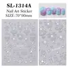 Pegatinas para Uñas Tótem Bohemio 5D en Relieve Patrón Tridimensional Retro Pegatinas para Uñas Artísticas DIY Accesorios Modelo Sl