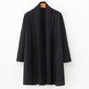 Terno Tang de algodão e linho estilo chinês para primavera e outono, Hanfu aprimorado, blusa chinesa de linho masculina, roupa retrô, capa e casaco masculino